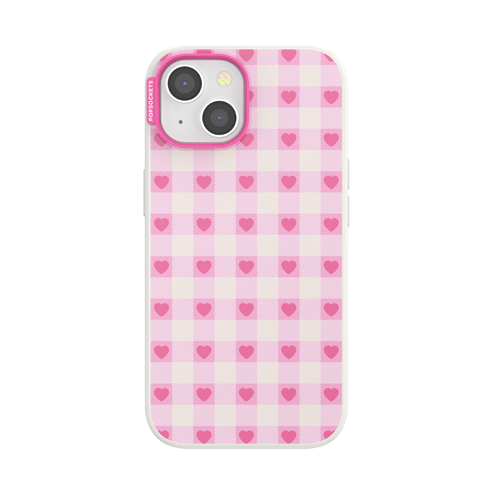 Blush Gingham — iPhone 15 MagSafe Case - US 40434