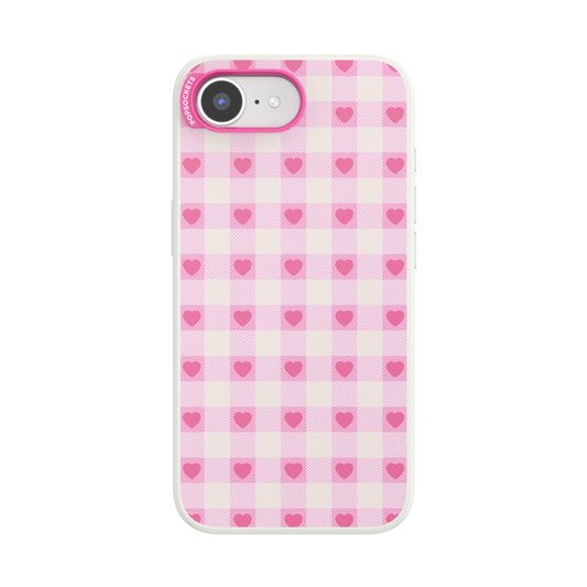 Blush Gingham — iPhone 17e/16e MagSafe Case - US 12805