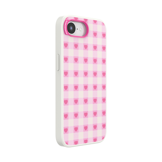 Blush Gingham — iPhone 17e/16e MagSafe Case - US 12805