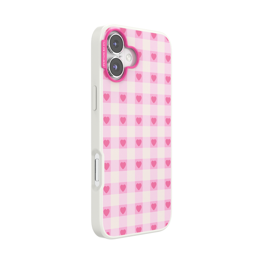 Blush Gingham — iPhone 16 Plus MagSafe Case - US 46118