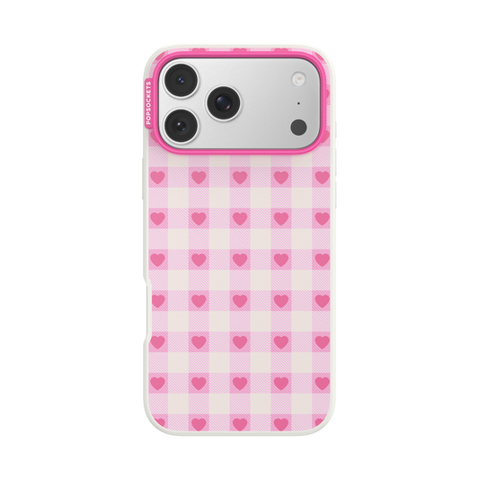 Blush Gingham — iPhone 17 Pro Max MagSafe Case - US 79829