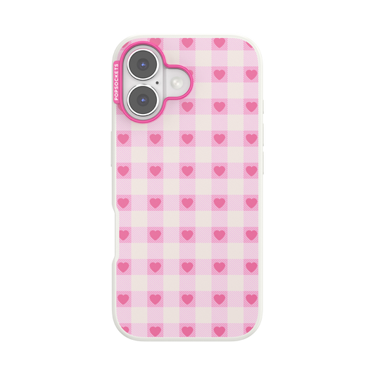 Blush Gingham — iPhone 17 MagSafe Case - US 15605