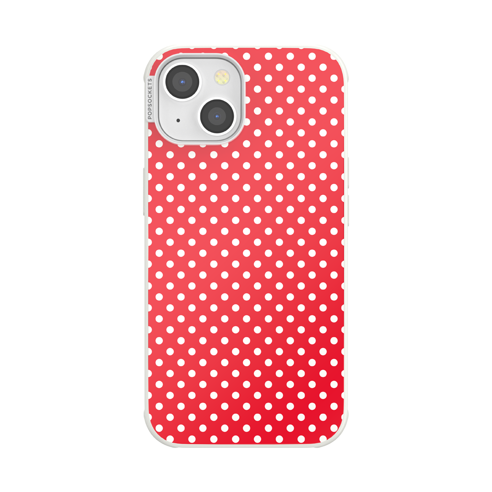 Cherry Red Polka Dot — iPhone 14 MagSafe Case - US 33698