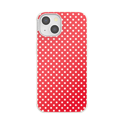 Cherry Red Polka Dot — iPhone 14 MagSafe Case - US 33698