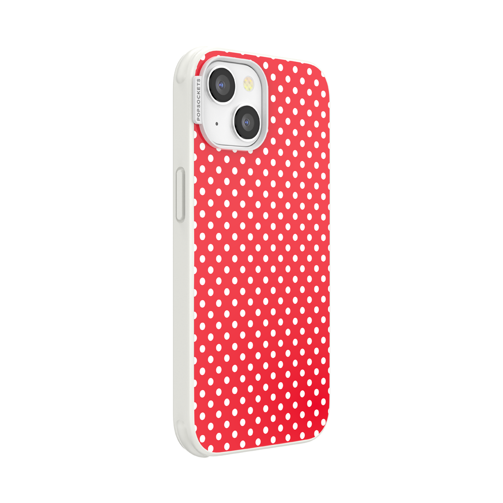 Cherry Red Polka Dot — iPhone 14 MagSafe Case - US 33698
