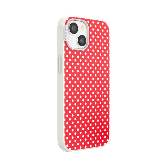 Cherry Red Polka Dot — iPhone 14 MagSafe Case - US 33698