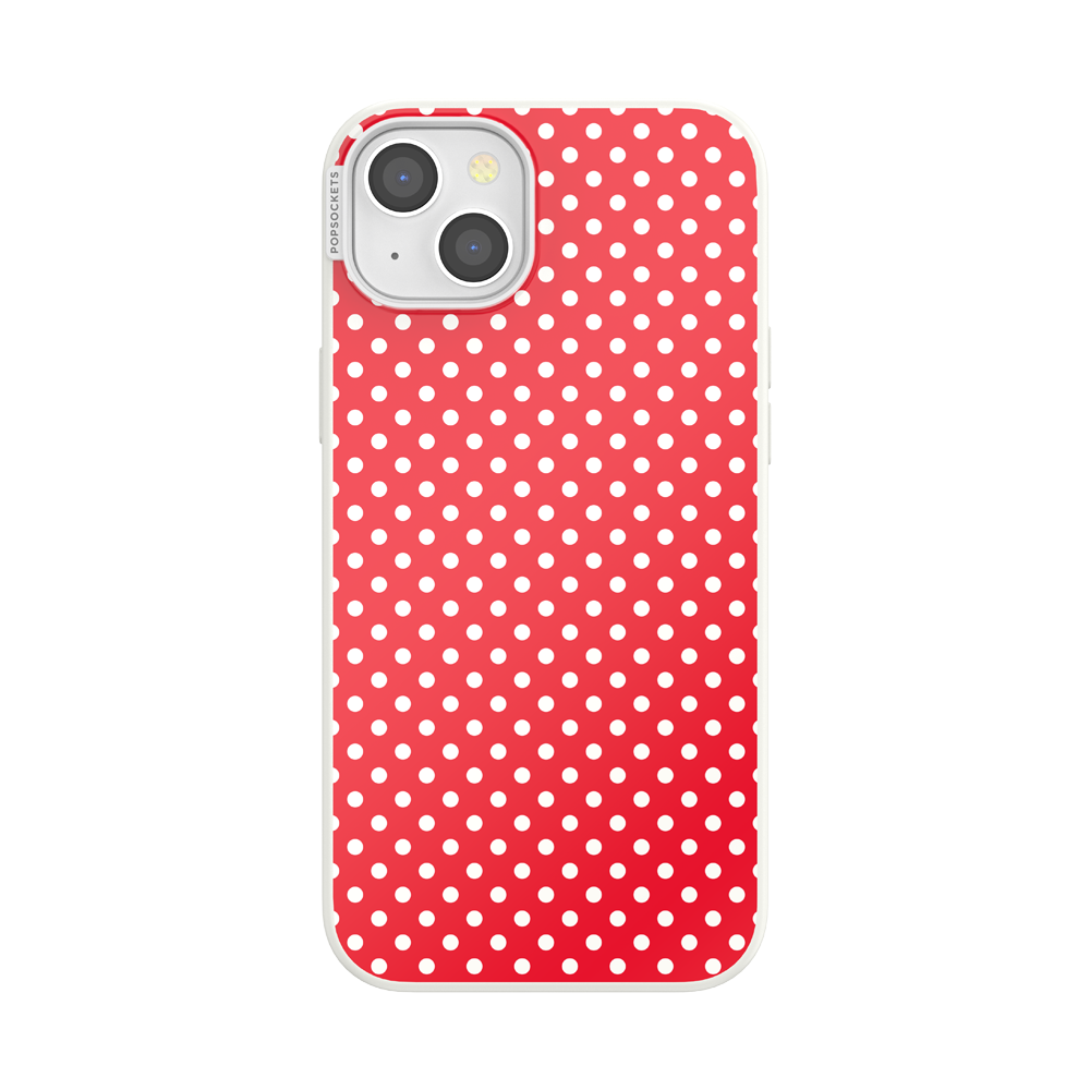 Cherry Red Polka Dot — iPhone 15 Plus MagSafe Case - US 41870