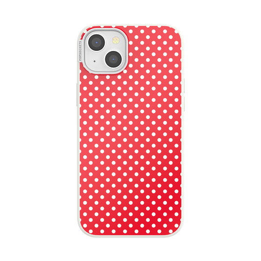 Cherry Red Polka Dot — iPhone 15 Plus MagSafe Case - US 41870