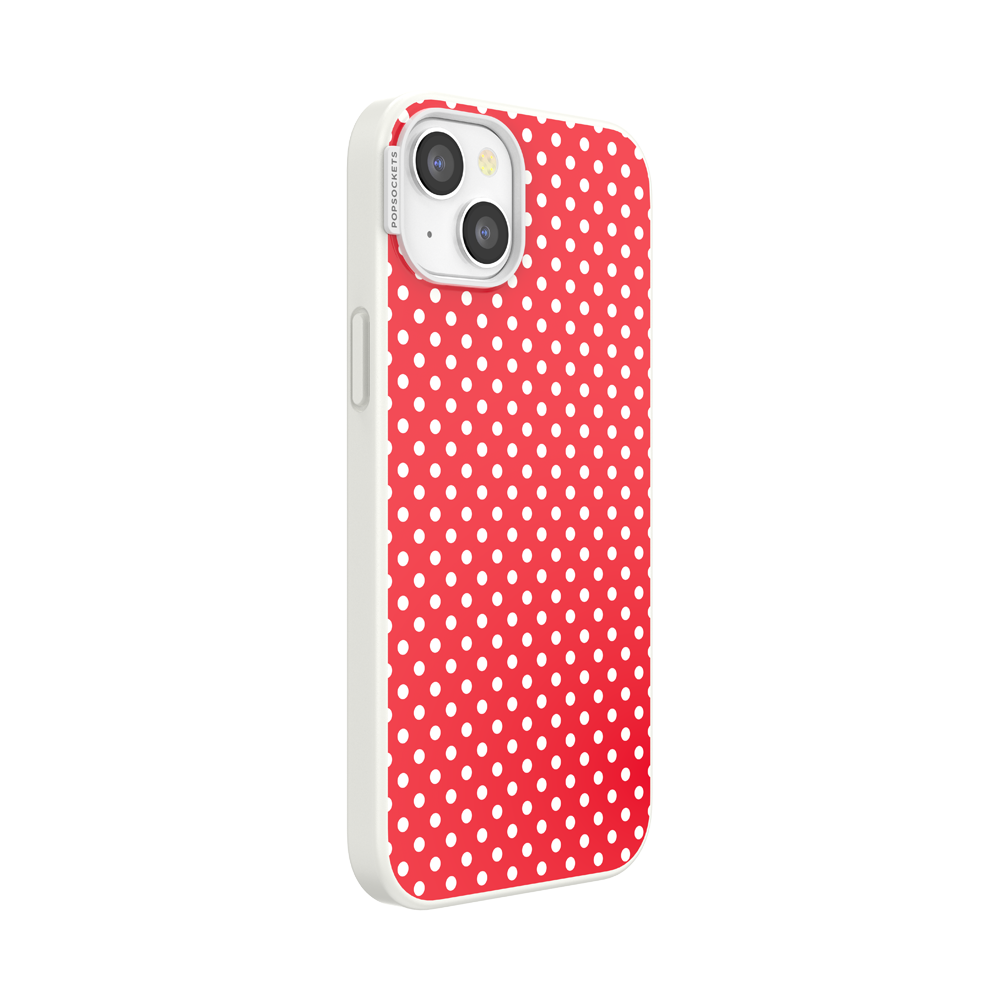Cherry Red Polka Dot — iPhone 15 Plus MagSafe Case - US 41870