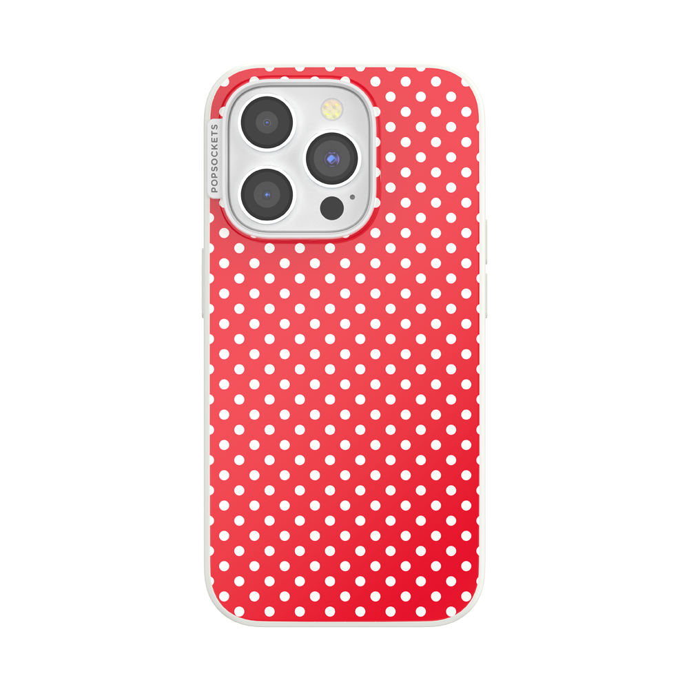 Cherry Red Polka Dot — iPhone 15 Pro MagSafe Case - US 06667