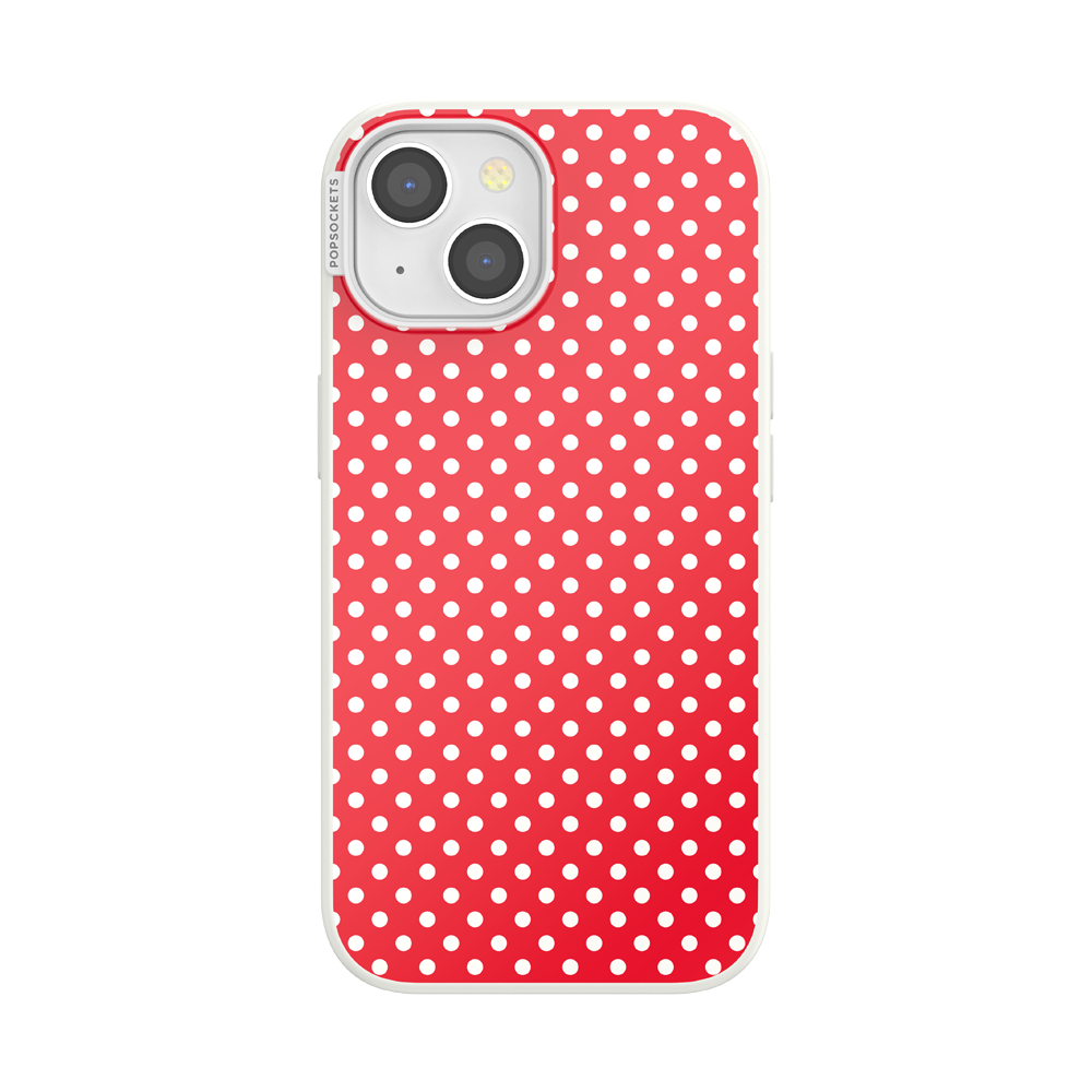 Cherry Red Polka Dot — iPhone 15 MagSafe Case - US 26388
