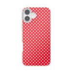 Cherry Red Polka Dot — iPhone 16 Plus MagSafe Case - US 21644
