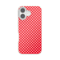 Cherry Red Polka Dot — iPhone 16 MagSafe Case - US 88221