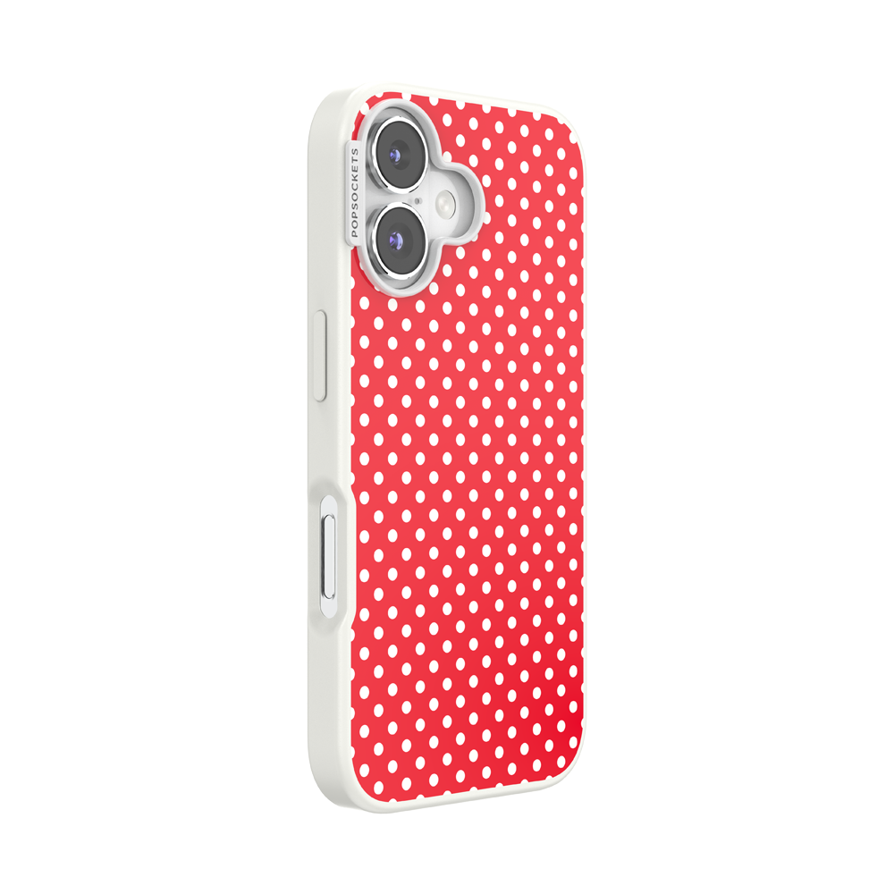 Cherry Red Polka Dot — iPhone 16 MagSafe Case - US 88221
