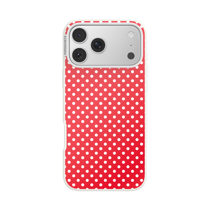Cherry Red Polka Dot — iPhone 17 Pro Max MagSafe Case - US 12341