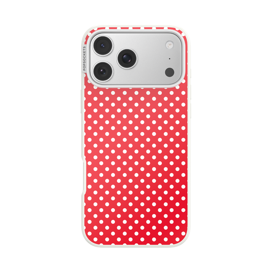 Cherry Red Polka Dot — iPhone 17 Pro Max MagSafe Case - US 12158