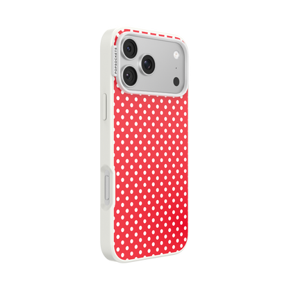Cherry Red Polka Dot — iPhone 17 Pro Max MagSafe Case - US 12341