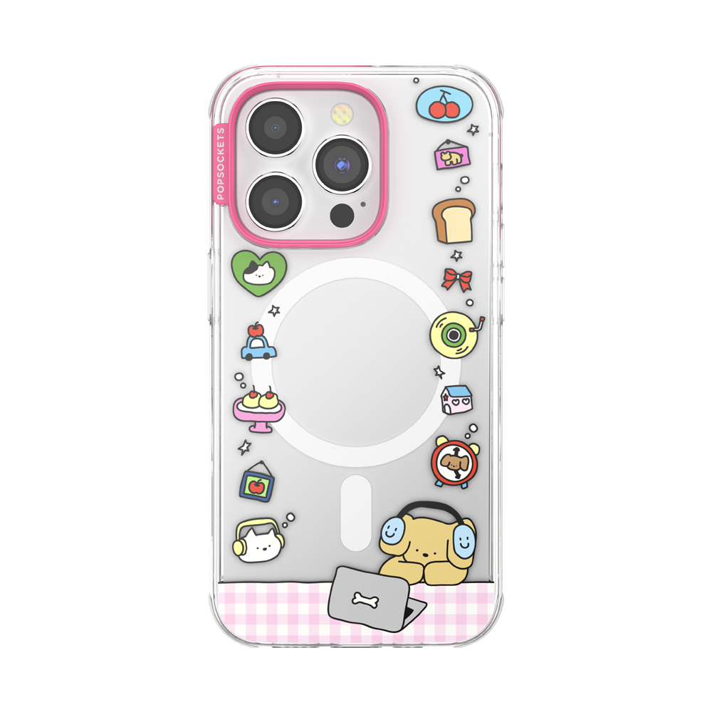 Dog Typing — iPhone 14 Pro MagSafe Case - US 70362