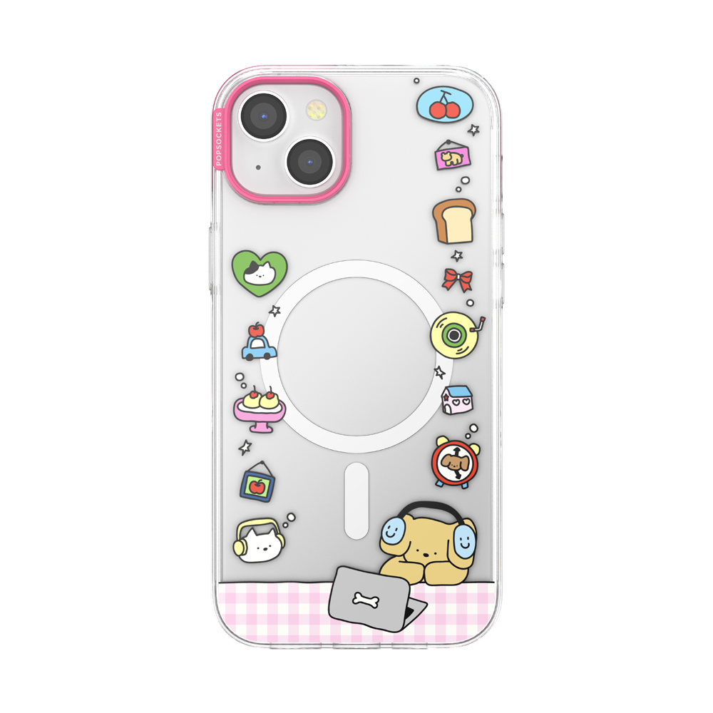Dog Typing — iPhone 15 Plus MagSafe Case - US 08471