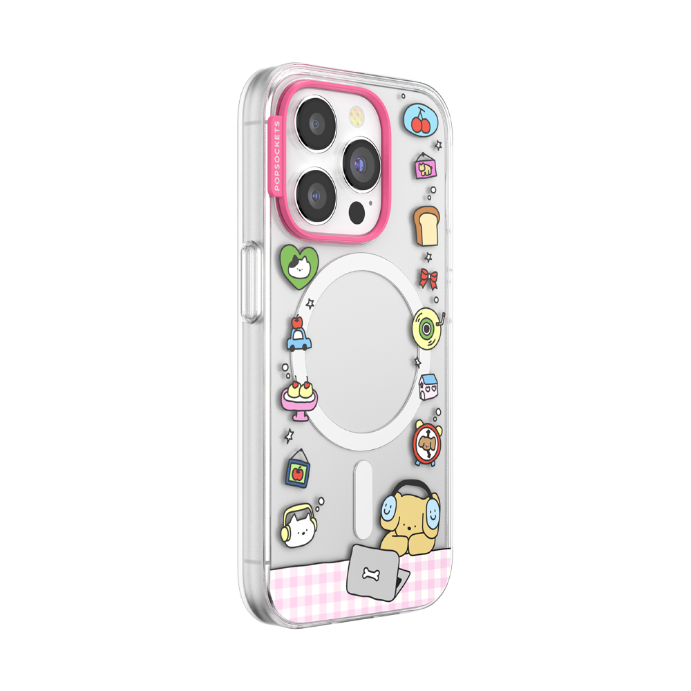 Dog Typing — iPhone 15 Pro MagSafe Case - US 53712