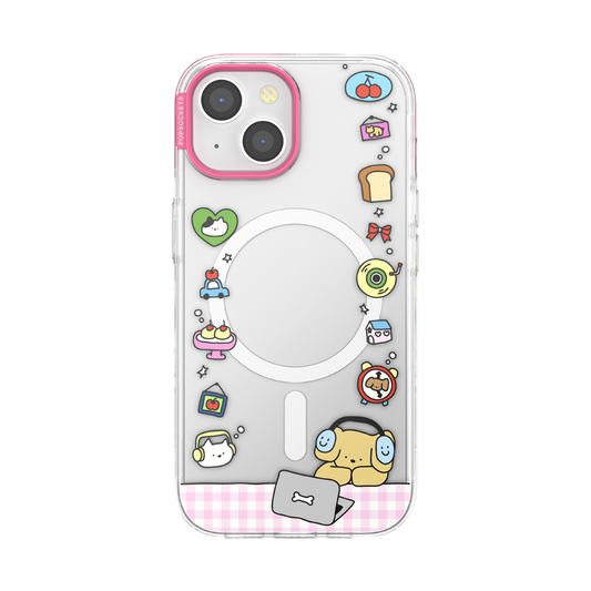 Dog Typing — iPhone 15 MagSafe Case - US 01011