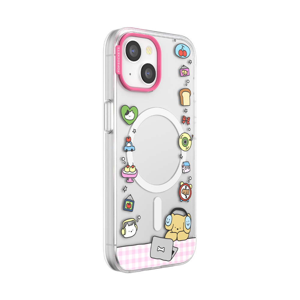 Dog Typing — iPhone 15 MagSafe Case - US 01011