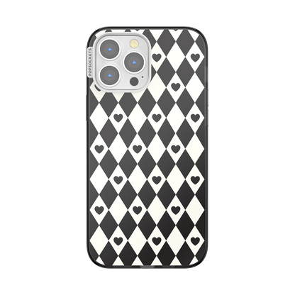 Harlequin Hearts Black — iPhone 13 Pro Max MagSafe Case - US 15088
