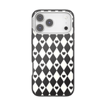 Harlequin Hearts Black — iPhone 17 Pro Max MagSafe Case - US 44568