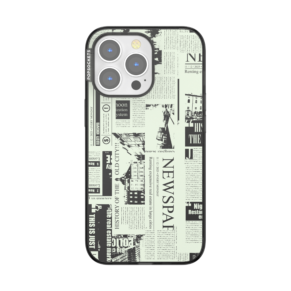 Hot off the Press Black — iPhone 13 Pro MagSafe Case - US 58068