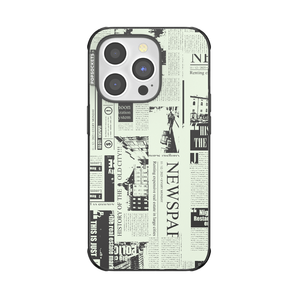 Hot off the Press Black — iPhone 14 Pro MagSafe Case - US 13065