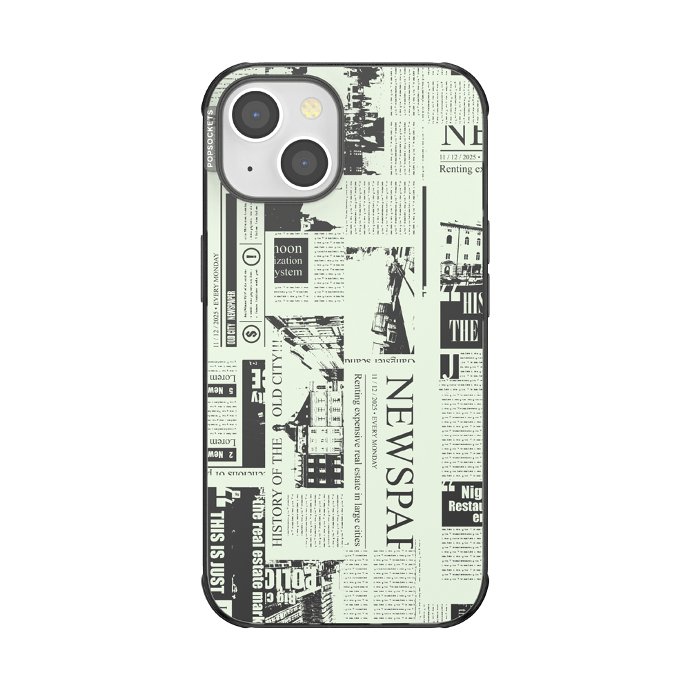 Hot off the Press Black — iPhone 14 MagSafe Case - US 93289