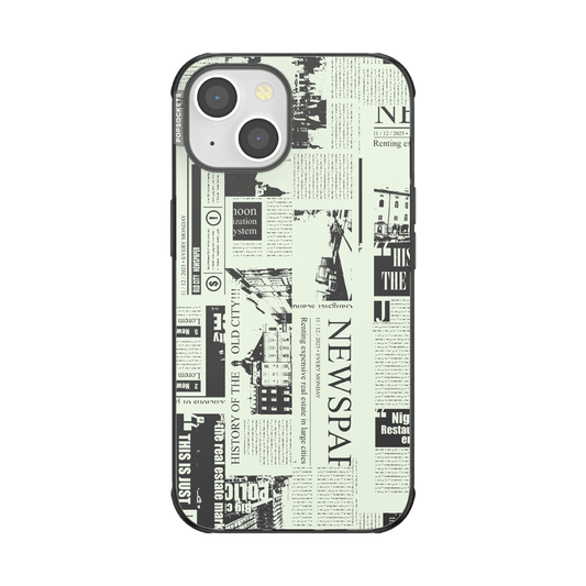 Hot off the Press Black — iPhone 14 MagSafe Case - US 93289