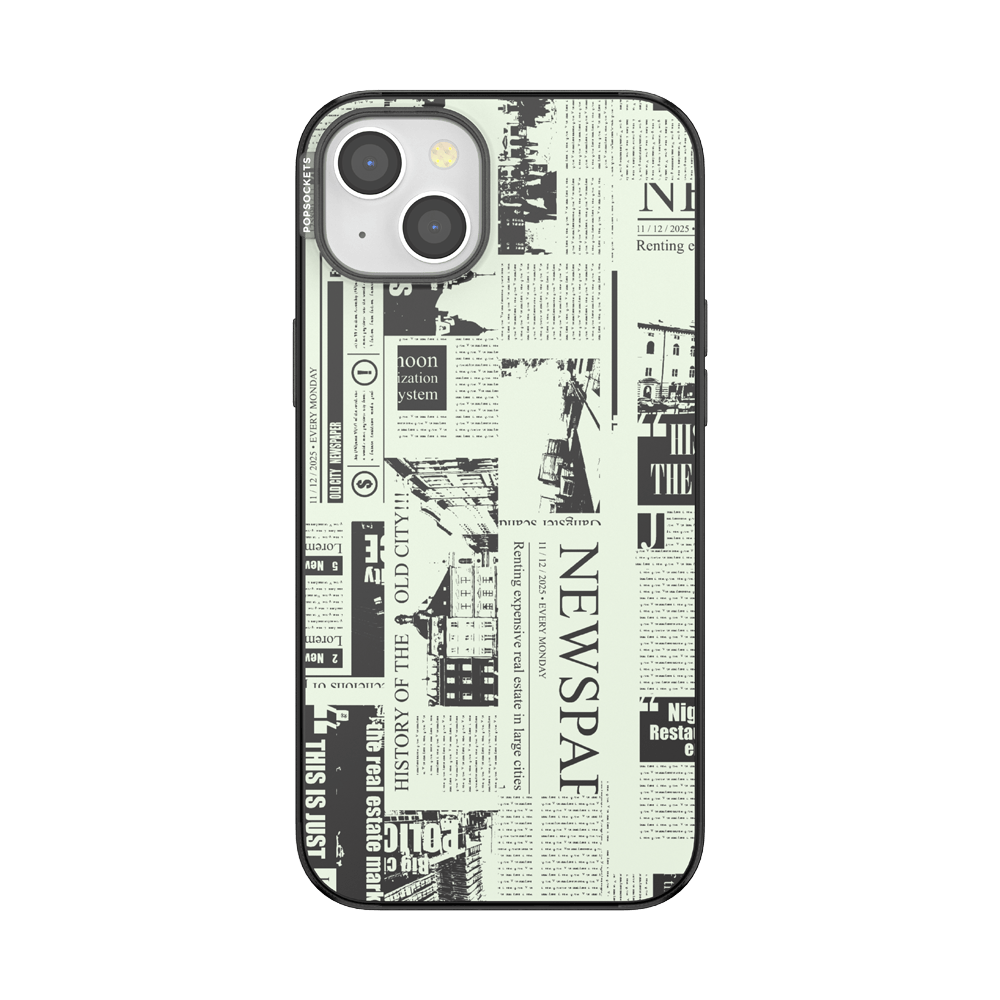 Hot off the Press Black — iPhone 15 Plus MagSafe Case - US 04904