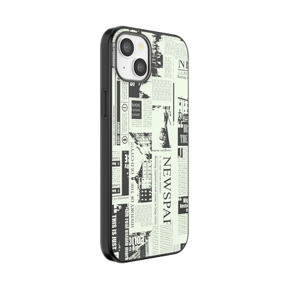 Hot off the Press Black — iPhone 15 Plus MagSafe Case - US 04904