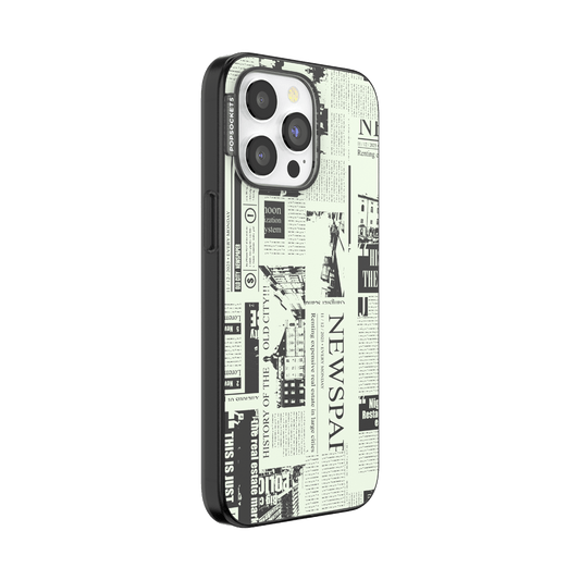 Hot off the Press Black — iPhone 15 Pro Max MagSafe Case - US 59306
