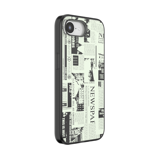 Hot off the Press Black — iPhone 17e/16e MagSafe Case - US 91563