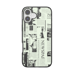 Hot off the Press Black — iPhone 16 Plus MagSafe Case - US 28292