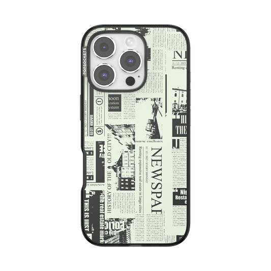 Hot off the Press Black — iPhone 16 Pro MagSafe Case - US 11183