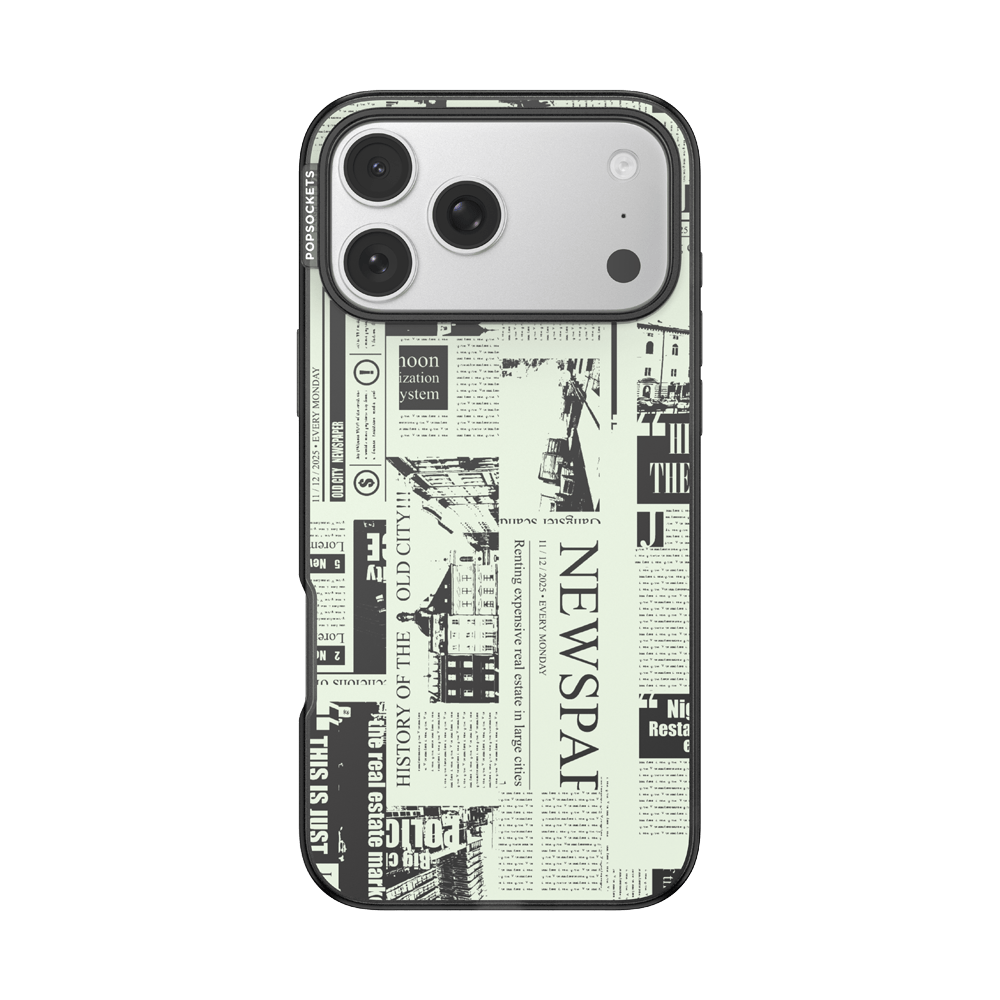 Hot off the Press Black — iPhone 17 Pro Max MagSafe Case - US 96111