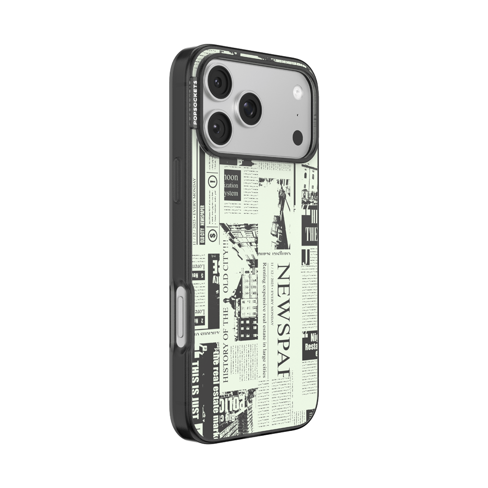 Hot off the Press Black — iPhone 17 Pro Max MagSafe Case - US 96111