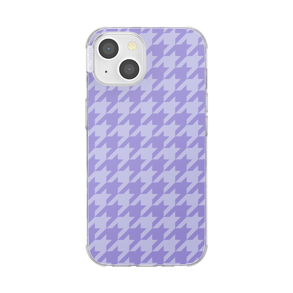 Lilac Houndstooth — iPhone 13 MagSafe Case - US 47737