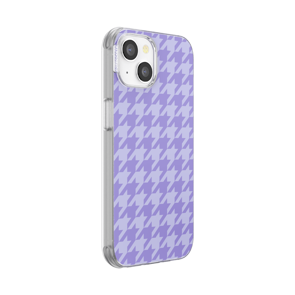 Lilac Houndstooth — iPhone 13 MagSafe Case - US 47737