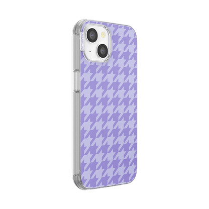 Lilac Houndstooth — iPhone 13 MagSafe Case - US 47737