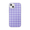 Lilac Houndstooth — iPhone 15 Plus MagSafe Case - US 04829