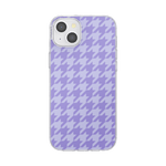 Lilac Houndstooth — iPhone 15 Plus MagSafe Case - US 04829