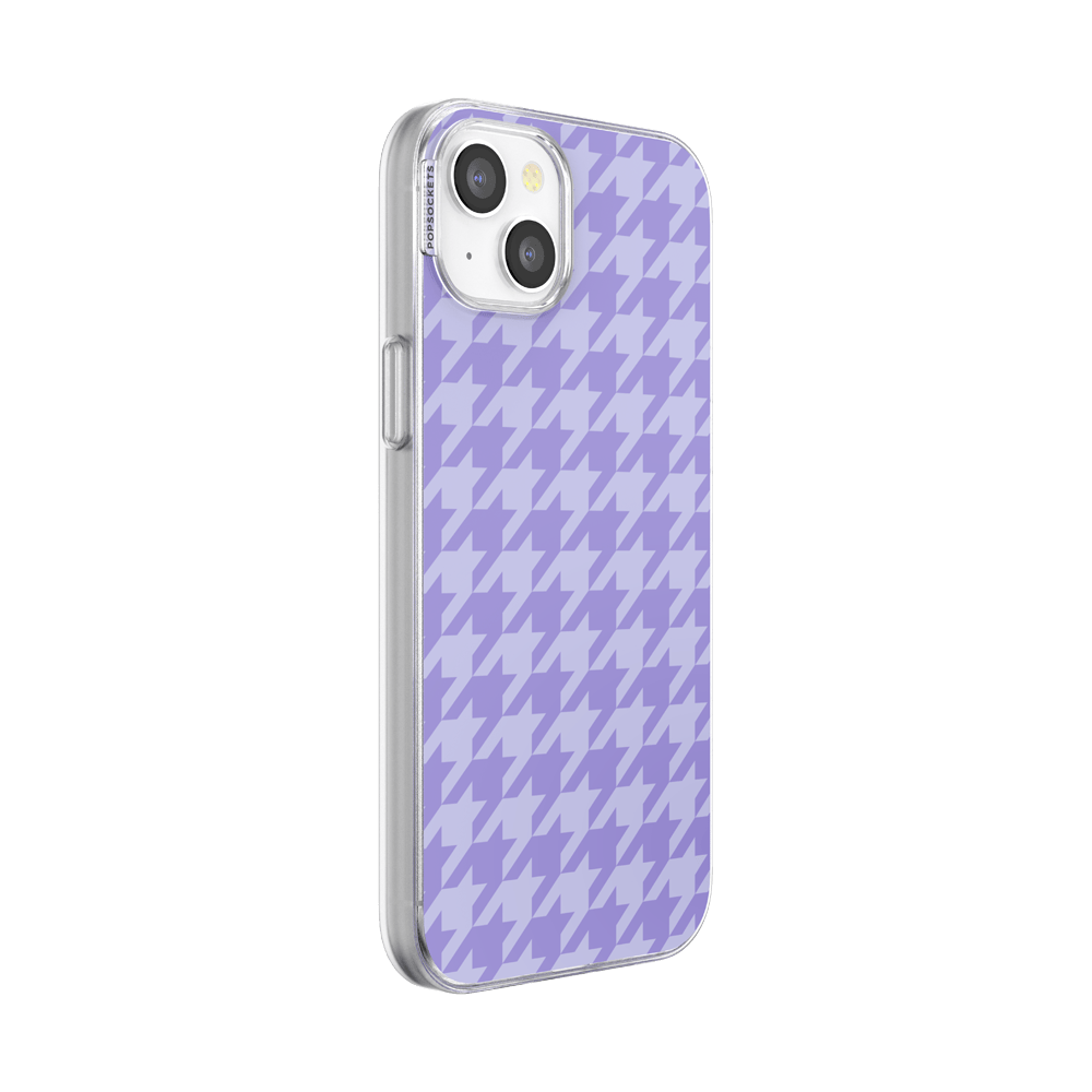Lilac Houndstooth — iPhone 15 Plus MagSafe Case - US 04829