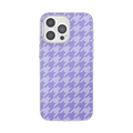 Lilac Houndstooth — iPhone 15 Pro Max MagSafe Case - US 85614