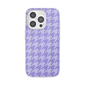 Lilac Houndstooth — iPhone 15 Pro MagSafe Case - US 87808