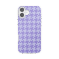 Lilac Houndstooth — iPhone 16 Plus MagSafe Case - US 62431