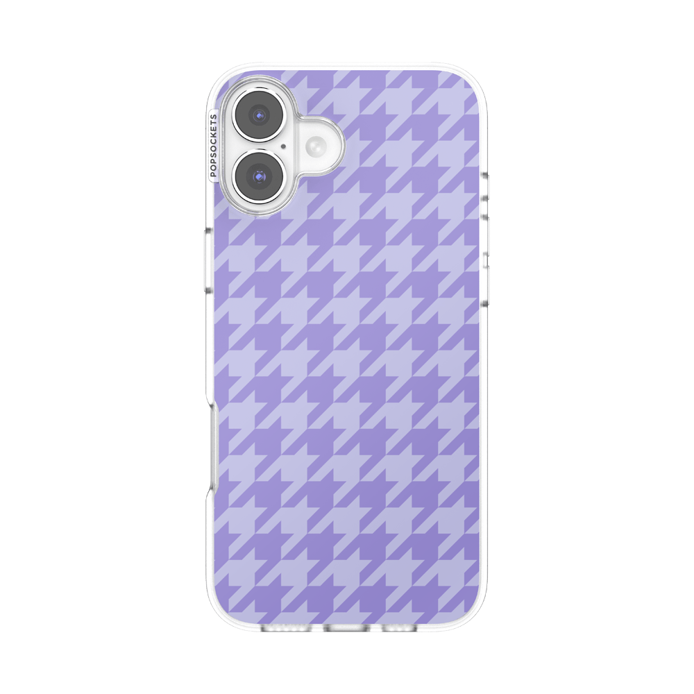 Lilac Houndstooth — iPhone 16 Plus MagSafe Case - US 62431